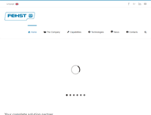 Tablet Screenshot of fehstgroup.com